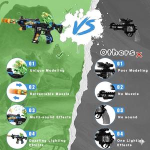 Novo Brinquedo de Luz e Som EPT, Arma de Brinquedo MP9 com Efeito de Luz para Crianças - Product Image 5