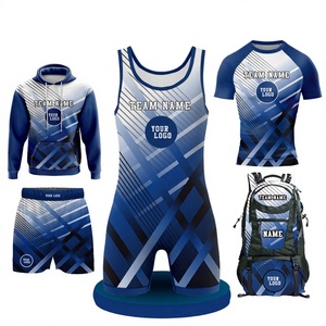 Wrestling Singlet for Men | Elastic One-Piece Uniform | Stretch Fabric | Customized Color & Logo | Personalized Design Support - Product Image 1