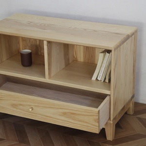 Nordic Solid Wood <b>Sideboard</b> Japanese Style Simple Design Living Room Storage Cabinet for Small Apartments Made in Chongqing - Product Image 2