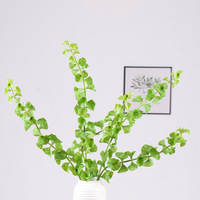 Petite Guirlande de Lierre Artificiel Haut de Gamme en Caoutchouc, Feuilles Vertes, Décoration Florale pour Intérieur, Extérieur et Mariages