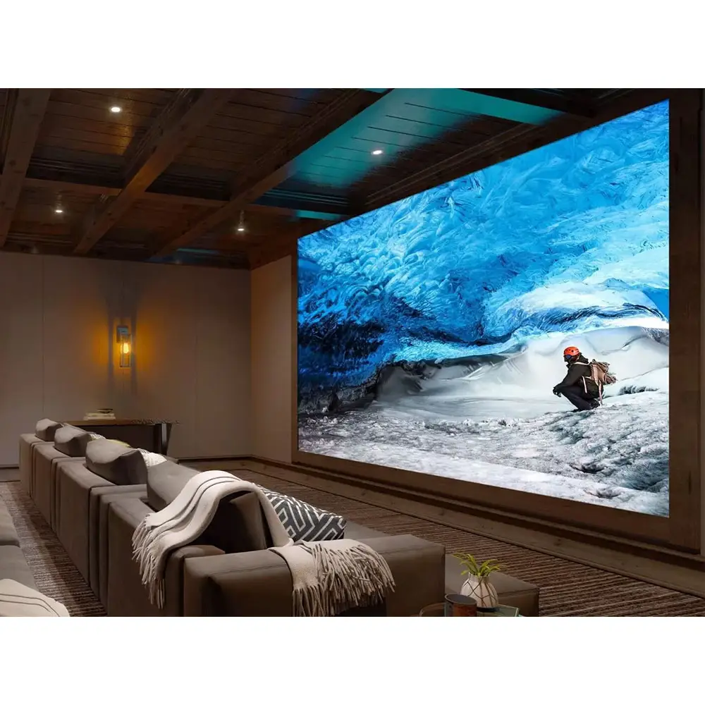 Pantalla LED de cine en casa con pared de vídeo para Cine interior P1.2 P1.5 P1.8