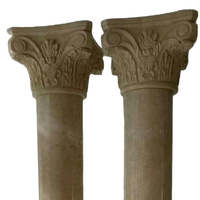 Colonne en marbre onyx de nouvelle conception chinoise pour la décoration des temples