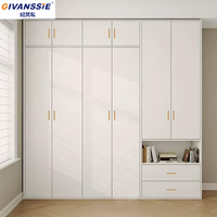 Lit escamotable multifonctionnel intégré dans une armoire pour chambre d'étudiant ou de visiteur, design mural dissimulé, gain de place, ignifuge, imperméable, lit moderne