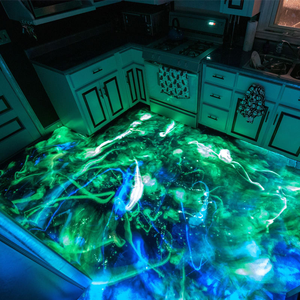 ตัวอย่างฟรี น้ำยาเคลือบพื้นอีพ็อกซี่ 3 มิติ แบบปรับระดับเอง  เรซิ่นอีพ็อกซี่สำหรับพื้น  งานศิลปะเมทัลลิก  ทนทานต่อการขีดข่วนสูง สีเรซิ่นเหลว - Product Image 4