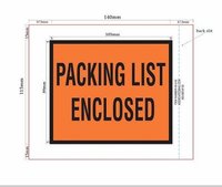 Fangda taille sur mesure pour papier lettre liste d'emballage enveloppe adhésive étiquette d'expédition pochette/manche