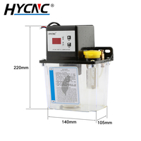 1L 1.5L CNC bomba de lubricación electromagnética engrasador 220V bomba de aceite eléctrica para inyector de aceite lubricante automático para mecanizado
