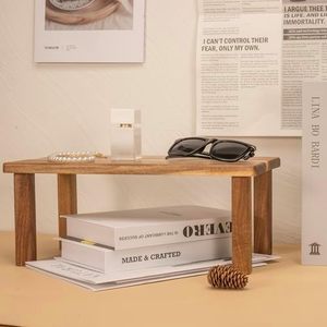 Acacia in legno <span class=keywords><strong>da</strong></span> tavolo armadio <span class=keywords><strong>da</strong></span> <span class=keywords><strong>cucina</strong></span> e bancone ripiano espositore per la parte superiore della scrivania a casa ufficio bagno - Product Image 4