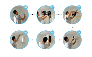 เครื่องกรองอากาศ H13 แบบติด<span class=keywords><strong>ผนัง</strong></span> ระบบระบายอากาศ ERV สำหรับบ้านที่มีอากาศบริสุทธิ์ เสียงเบา ควบคุมผ่าน WiFi แบบสองทาง - Product Image 6