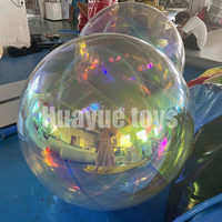 HUAYUE Attrayant Fashional Coloré Miroir Ballon Décoration Gonflable Suspendu Grandes Boules