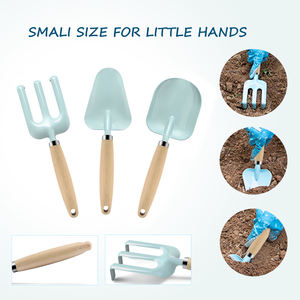 Vente chaude ensemble d'outils de jardin pour enfants pelle râteau truelle enfants ensemble d'outils de jardinage pour enfants cadeau - Product Image 3