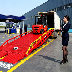 Mesa elevadora Fábrica 15T Equipo de carga estacionario Plataforma elevadora Nivelador de muelle de contenedor automático con buen precio - Product Image 4