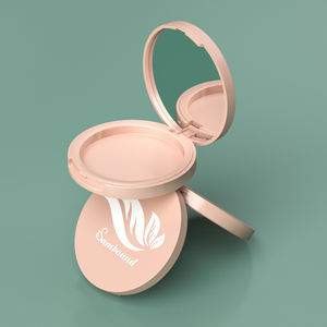 Base rellenable personalizada, Cosméticos redondos de plástico vacíos, polvo bonito, estuche compacto, embalaje de lujo para rubor - Product Image 6