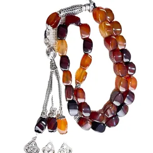 Resin Tasbih Prayer bead amber Misbaha 33 Beads muslim man rosary Mastkhan Islamic jewelry Eid gift tasbeeh tesbih