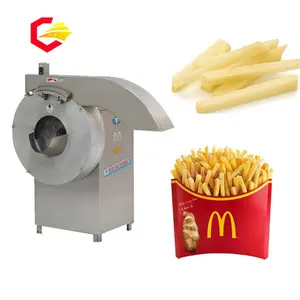 Manual eléctrica Industrial de yuca crujiente zanahoria cortadora de papas fritas de dulce papas fritas francés Fry cortador máquina para la venta