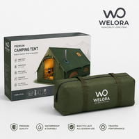 Tente de camping gonflable toutes saisons 12 places, imperméable, avec panneaux sandwich isolés en verre trempé, montage rapide, tente pneumatique de luxe avec poêle