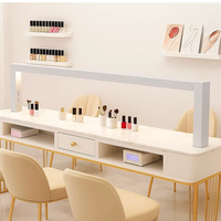 Lampe de bureau UV LED professionnelle haute puissance portable à séchage rapide pour ongles, source de lumière 405 nm, construction en métal et plastique pour la maison et le salon