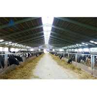 Bâtiment d'élevage mobile en acier à faible coût pour volailles, porcs, chèvres, bovins – Ferme avicole en Chine