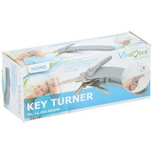 Porte-clés ergonomique avec 3 compartiments et poignée rotative VivaMore - Product Image 3