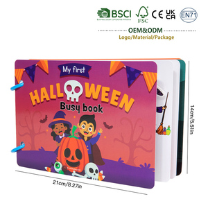 Juguetes Montessori de Educación Temprana, Rompecabezas 3D, <span class=keywords><strong>Libro</strong></span> Sensorial, Reconocimiento de Letras e Identificación de Colores, Juguete Educativo de Papel Hecho a Mano - Product Image 1