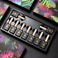 JTING Nail factory fournit un design gratuit marque unique vegan cruety free 9 couleurs gel polish set box OEM marque privée vernis à ongles