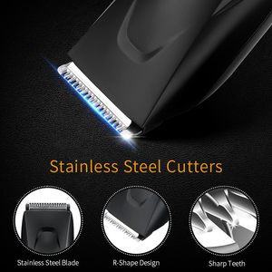 Máquina de Barbería Eléctrica Recargable Inalámbrica con Carga Rápida USB, Ajustable, para Hombres, 5W - Product Image 3