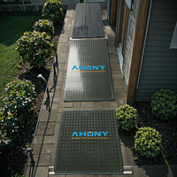 Carrelage solaire praticable Surface rugueuse Module PV Panneau de sol anti-glissant Système solaire de maison au sol de terrasse de chaussée hors réseau