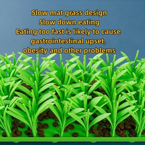 Köpek yavaş yeme kase <span class=keywords><strong>pet</strong></span> malzemeleri toptan fabrika fiyat düşük adedi kedi yavaş mama matı - Product Image 3