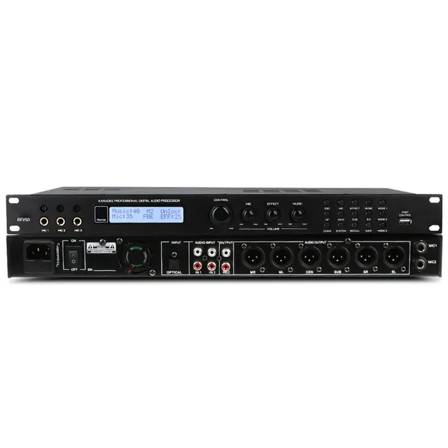 REV50 Professional Stage Sound Equipment Metal DSP Audio Processor Drive Rack Management Digital Speaker Professional Stage