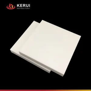 KERUI Alumina Ceramic Parts Al2O3 Boards Abrasion Resistant Alumina Ceramic Sheet Wear Plates For Wear Protection Substrate
