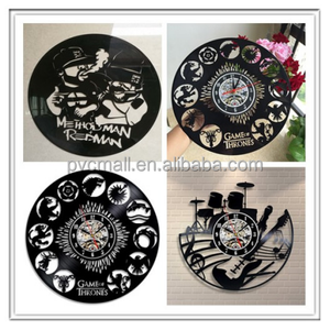 Horloge murale vintage rétro musicien décorative Microphone en vinyle et <span class=keywords><strong>notes</strong></span> <span class=keywords><strong>de</strong></span> <span class=keywords><strong>musique</strong></span> Montre fonctionnelle et élégante Horloge murale Décor - Product Image 4