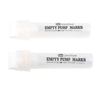 Acrylique 30mm pointe plate peinture pompe marqueur stylo ensemble vide rechargeable pour ravitaillement pour marqueurs d'art