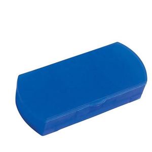 Boîte à pilules promotionnelle en plastique 2-en-1 avec 8 pansements sans latex inclus, distributeur à compartiments séparés pour cadeaux publicitaires - Product Image 4