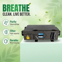 Système de ventilation d'air frais professionnel à échangeur de chaleur total haute efficacité avec purification PM2.5 pour bâtiments résidentiels