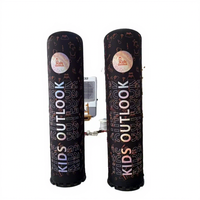 Colonne lumineuse gonflable LED avec couleurs et dimensions personnalisables, impression de logo gratuite pour la décoration de scène d'événements