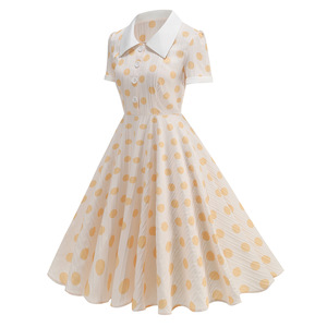 On Sale Polka Dots 50s Dress Perfect for Retro Parties