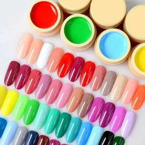 Private Label Custom Permanent Soak Off UV LED No Wipe 5g OEM Custom Painting Gel Nails Supplies Salon