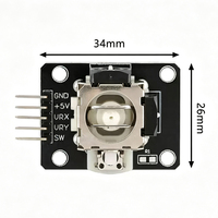 KY-023 Modul Sensor Stick Pengontrol Game PS2 Joystick Tombol Dua Sumbu untuk Arduino