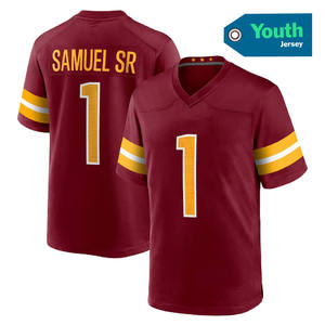 Jersey Anak-Anak Remaja Washington Berkualitas Tinggi5 #   Jersey Sepak Bola Amerika Daniels 1Samuel SR 17 Mclaurin Jahitan Terbatas Dengan Logo - Product Image 2