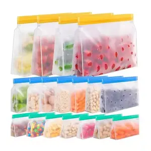 Eva Food Preservation Bag Leakproof Freezer Reusable Bag Fruit Vegetable Food Sealed Bag