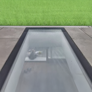 Marcher sur le toit Skylight plat Walk-On Skylight Flush Rooflight pour <span class=keywords><strong>terrasse</strong></span> et balcon avec cadre scellé étanche - Product Image 1