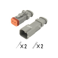 Conectores Eléctricos Impermeables Deutsch DT para Automóviles, Kits de Conectores con Herramientas DT06-2S 3S 4S 6S 8S 12S/DT04-2P 3P 4P 6P 8P 12P