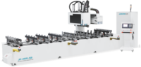 Machine à mortaiser et à tenonner CNC automatique à double rangée 10 axes JUNRAN JR-4515-5B avec moteur haute précision pour le travail du bois