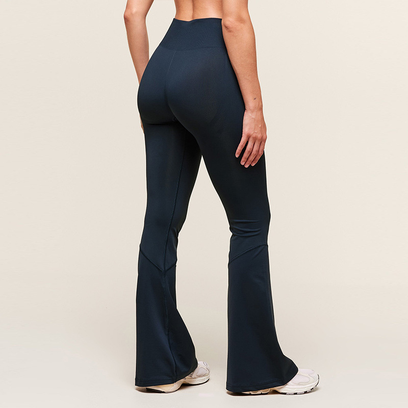 Flared Pants Navy Blue