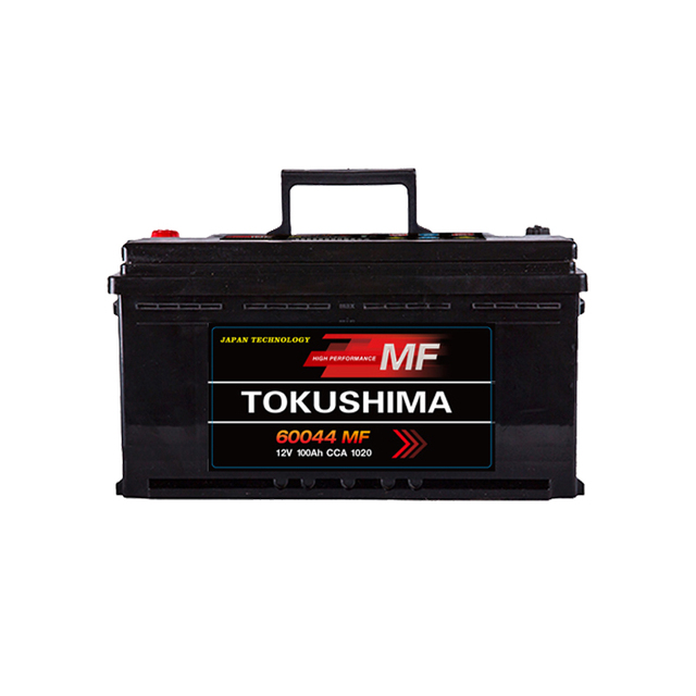 TOKUSHIMA DIN100 60044 60038 MF 12V 100Ah Car Battery Lead Acid Starter Battery for Truck Bus Van Starting