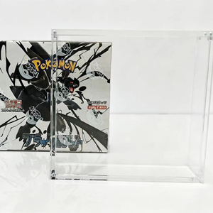 Boîtier de protection en acrylique pour cartes TCG PKMN, aimant N52 de 5 mm, anti-poussière, fabriqué au Japon. - Product Image 1
