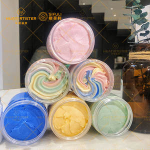 Bocaux Conteneur Fouetté La Boutique Emballage Marque Privée En Gros Organique Végétalien Conteneurs Beurres Arc-En-Ciel Crème Corps Beurre - Product Image 4