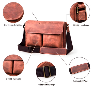 Luxury Genuine Leather <b>Messenger</b> <b>Bag</b> <b>Crossbody</b> Shoulder Satchel Laptop Office Work Travel Handmade Unisex Business Gifts Edition - Product Image 5