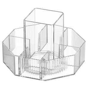 360 ° xoay trang điểm bàn chải chủ tổ chức 7 khe cắm Cốc Mỹ phẩm sơn móng tay nghệ thuật cung cấp phòng tắm Vanity Máy tính để bàn tiêm - Product Image 6