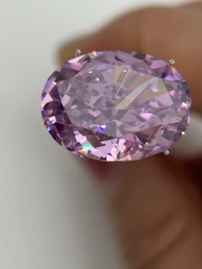 Toptan en kaliteli çeşitli renkler ezilmiş Oval buz kesim gevşek kübik zirkonya CZ taşlar gevşek taş takı için kullanılan kakma - Product Image 2