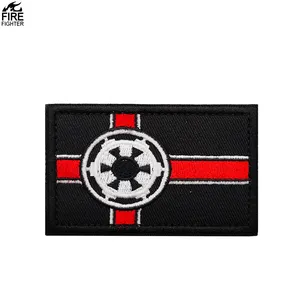Pretty Design Durable Popular Star War Element Embroidery Clothing Applique With Strong Fastener Patch